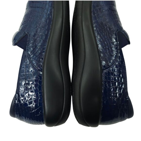 Alegria Reptile Print Slip On Clog Women US 9 EU 39 Leather Comfort Shoe KEL-805 - Picture 14 of 16